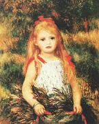 Pierre Renoir Girl with Sheaf of Corn Spain oil painting artist